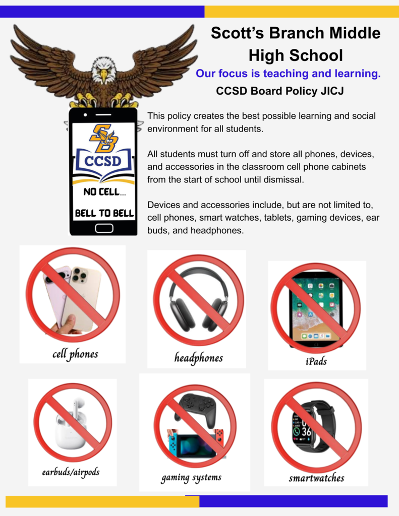 Reminder: Cell Phone Policy
