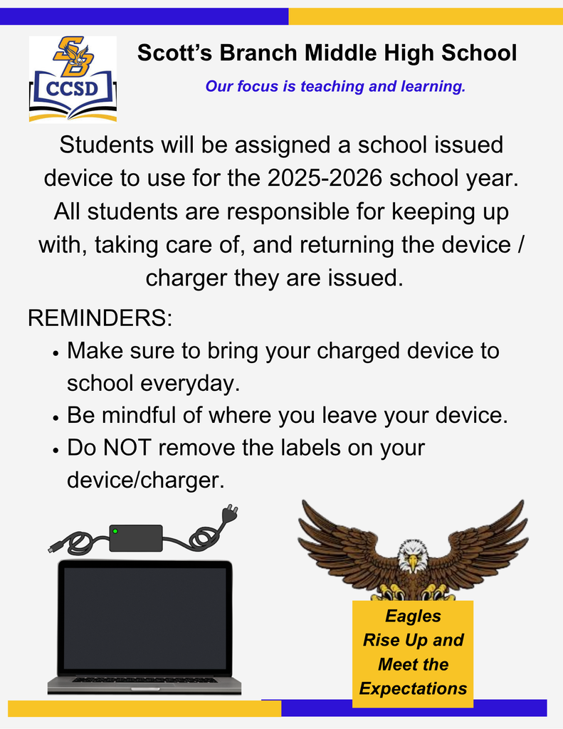 School Issued Device Reminders