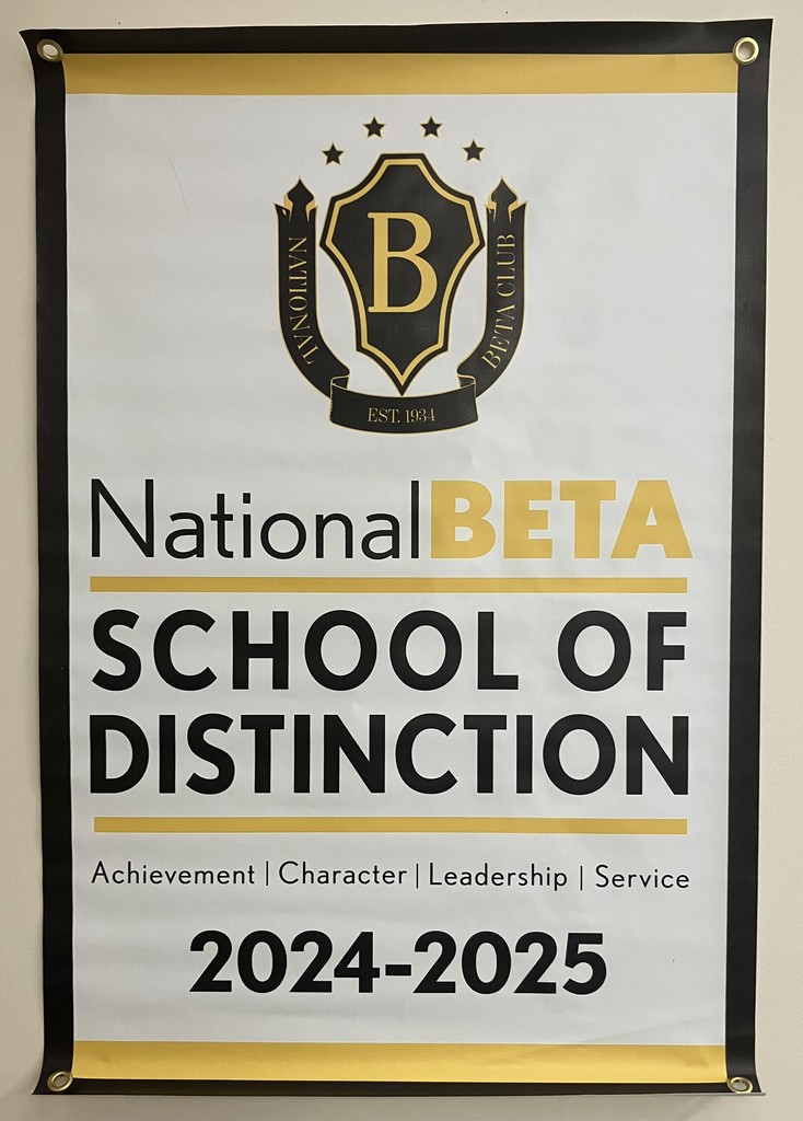 24-25 National BETA School of Distinction!