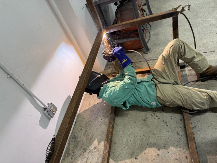 welding in action 