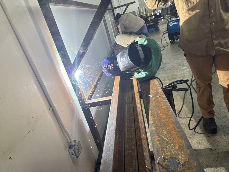welding in action 