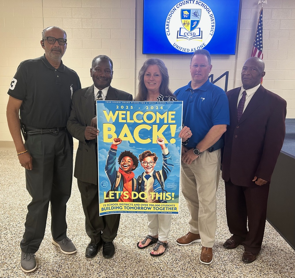 Board of Trustees Welcome Back Sign