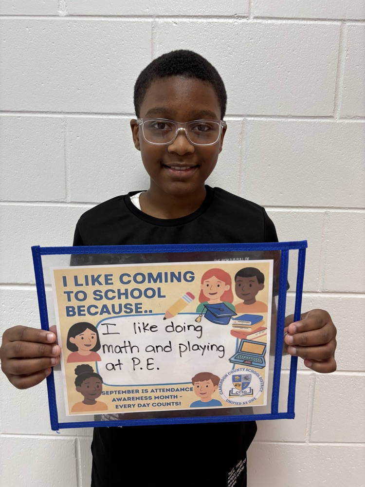 “I like school because.."