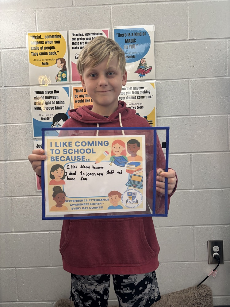 “I like school because.."