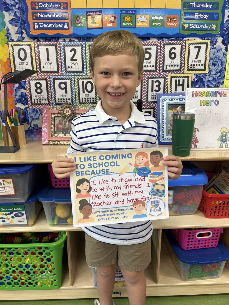 “I like school because.."