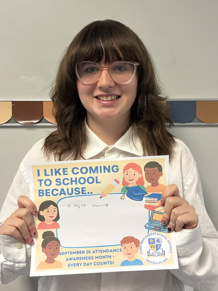 “I like school because..” 