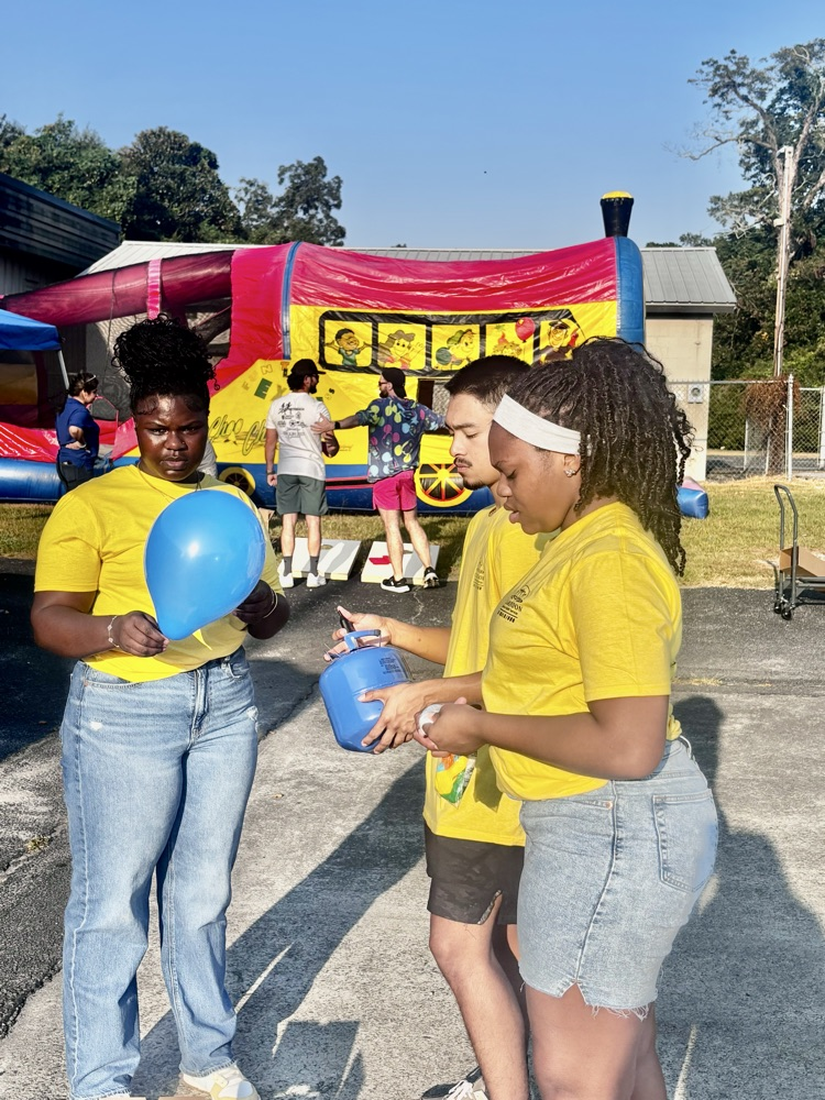 LE students assisting at Clarendon Mental Health 