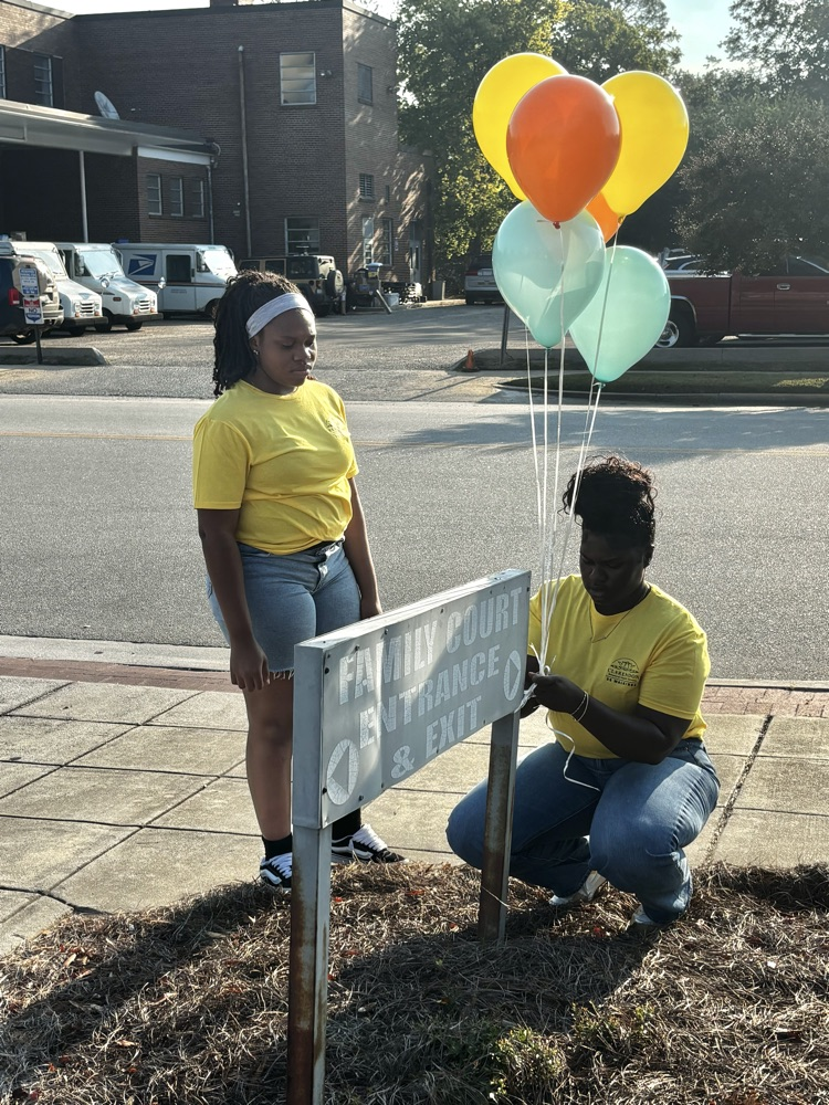 LE students assisting at Clarendon Mental Health 