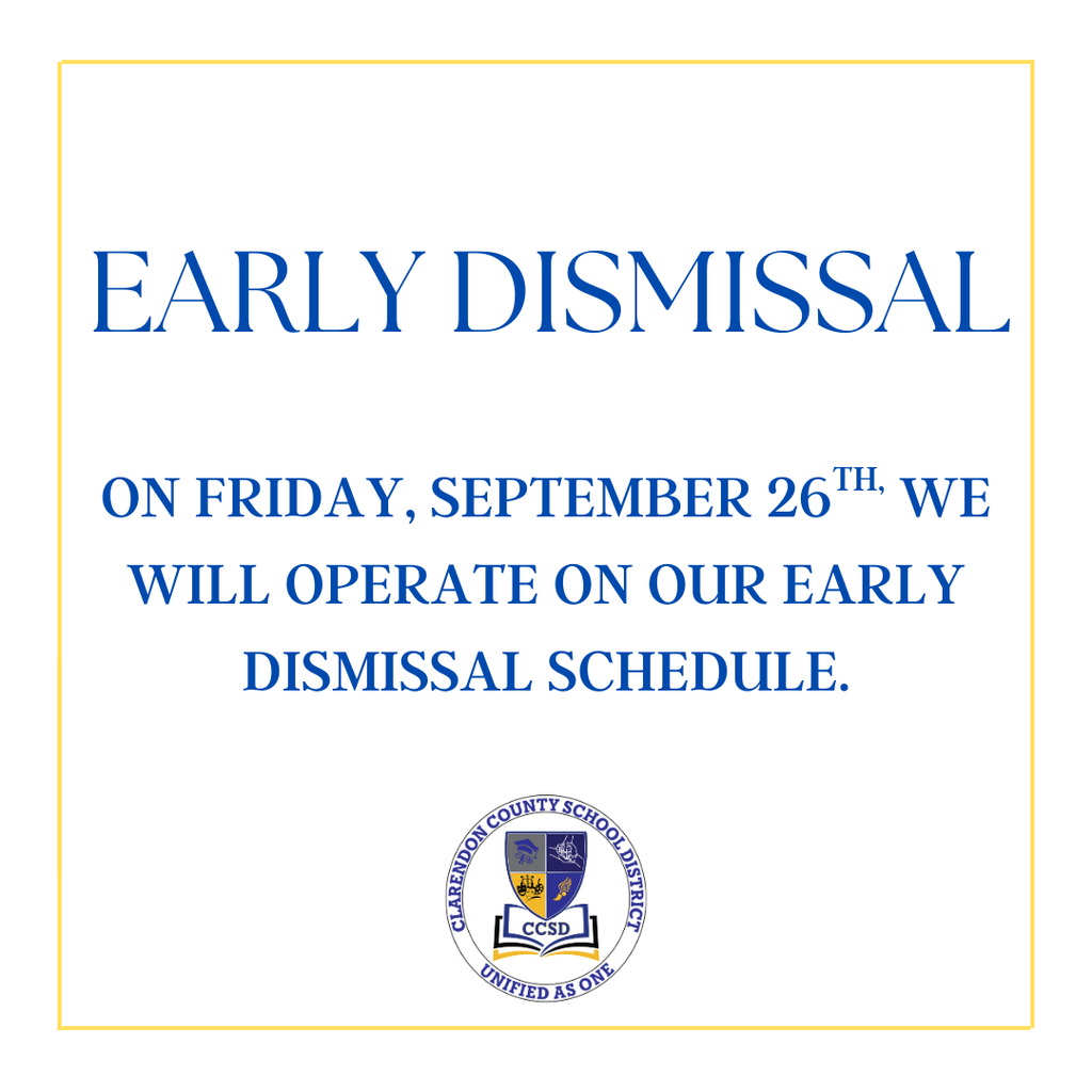 Early Dismissal Schedule