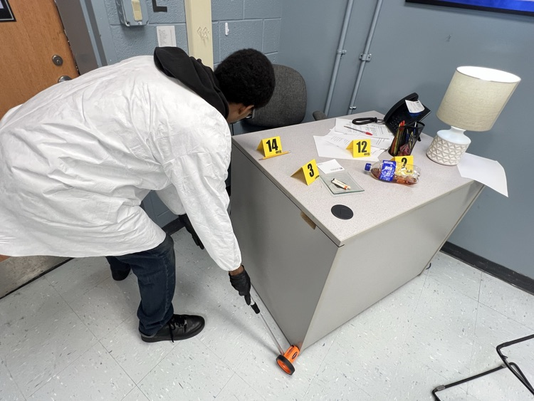 FEDCC Law Enforcement Students in LAB 