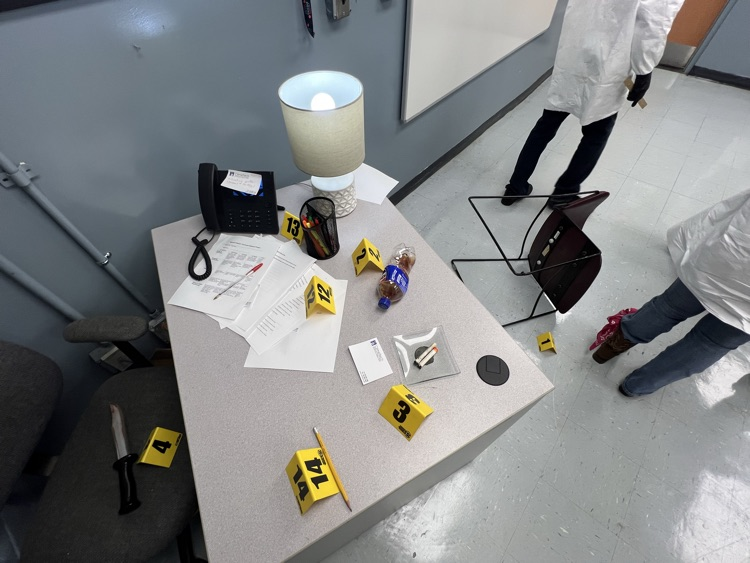FEDCC Law Enforcement Students in LAB 