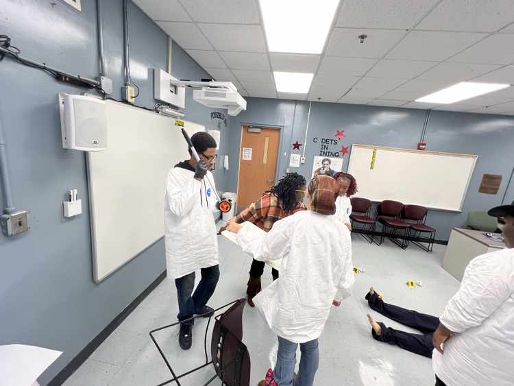 FEDCC Law Enforcement Students in LAB 