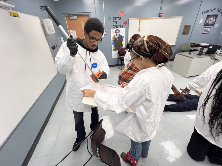 FEDCC Law Enforcement Students in LAB 