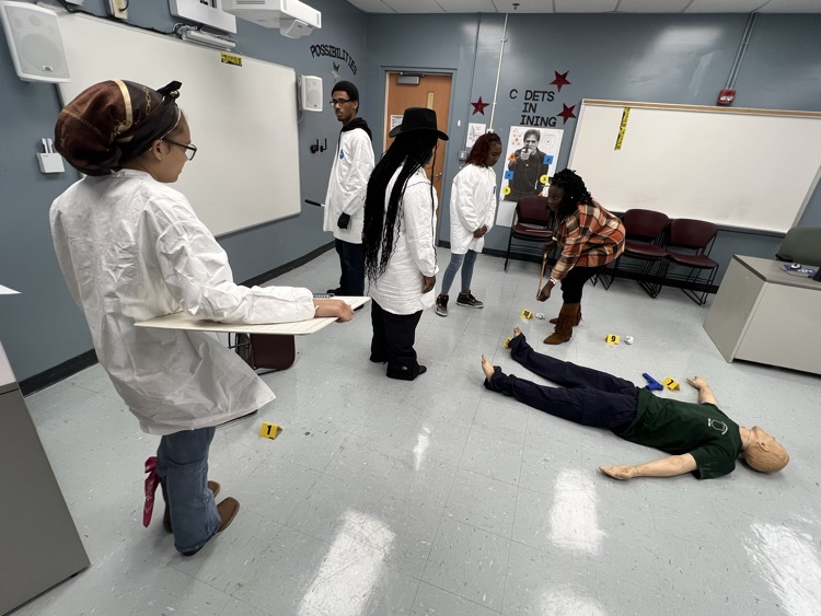 FEDCC Law Enforcement Students in LAB 