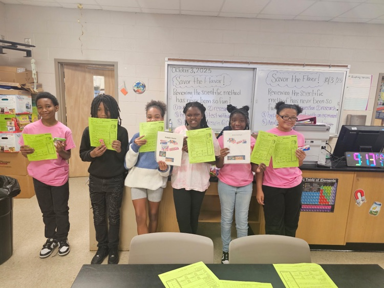 Ms. Britt’s Stem Lab “Savor the Flavor”!