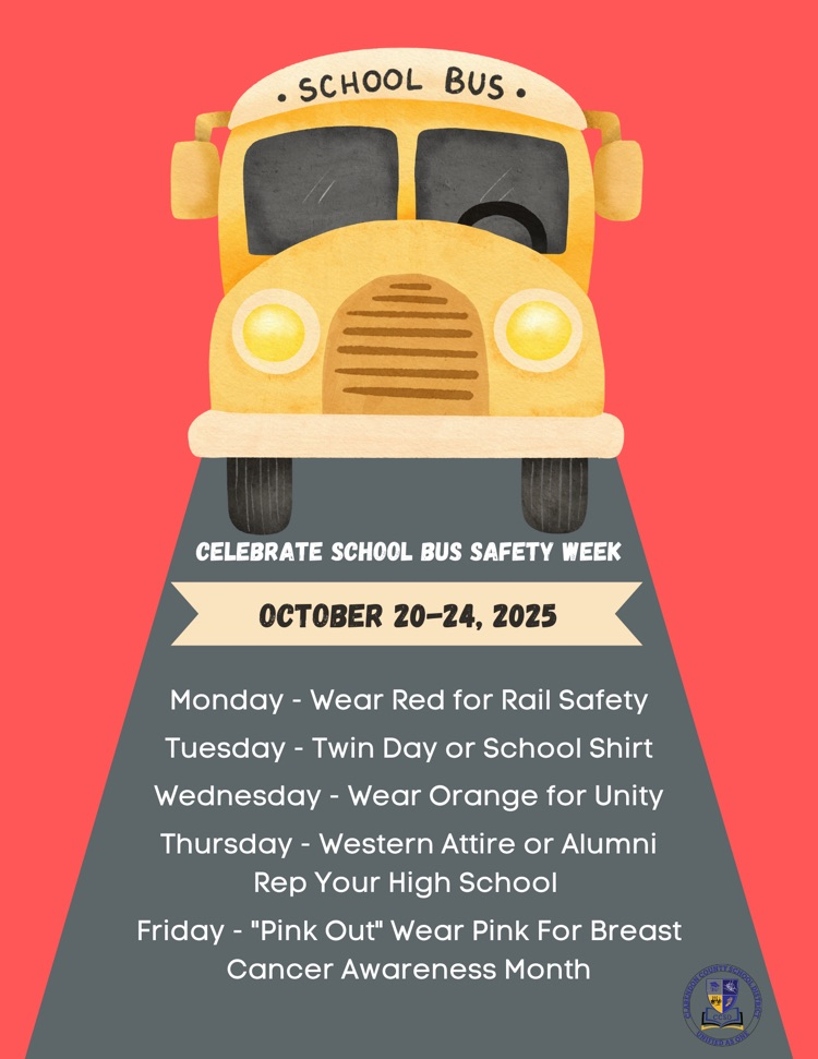National School Bus Week Safety Week | Oct. 20-24, 2025