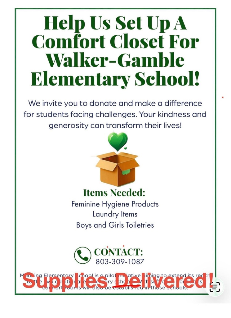 Comfort Closet Implementation Day