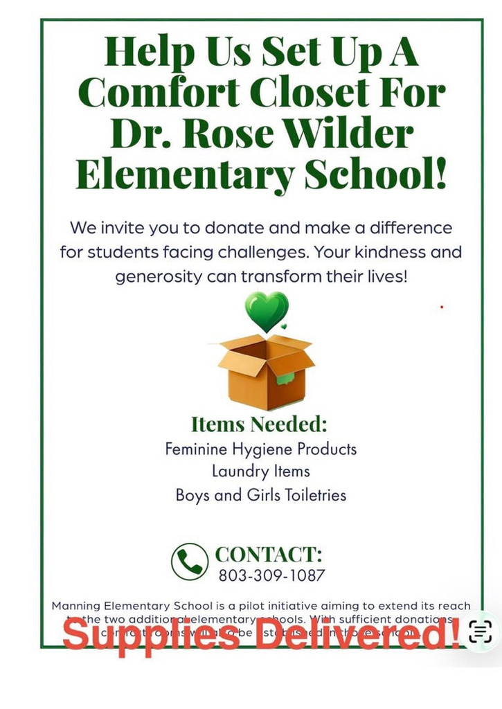 Comfort Closet Implementation Day