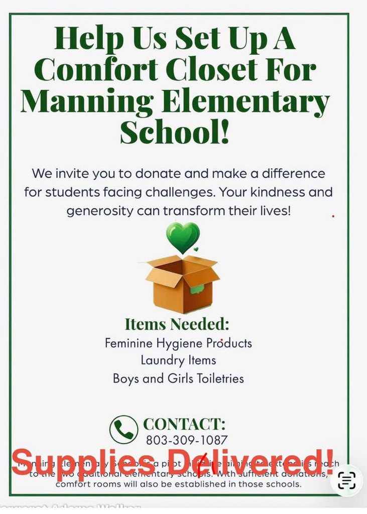 Comfort Closet Implementation Day