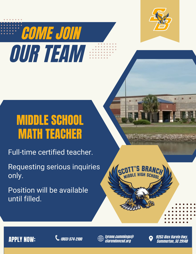 Middle School Teacher Position Flyer