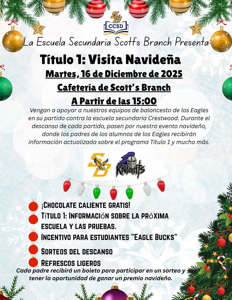 Title 1 Christmas Drop-In Spanish