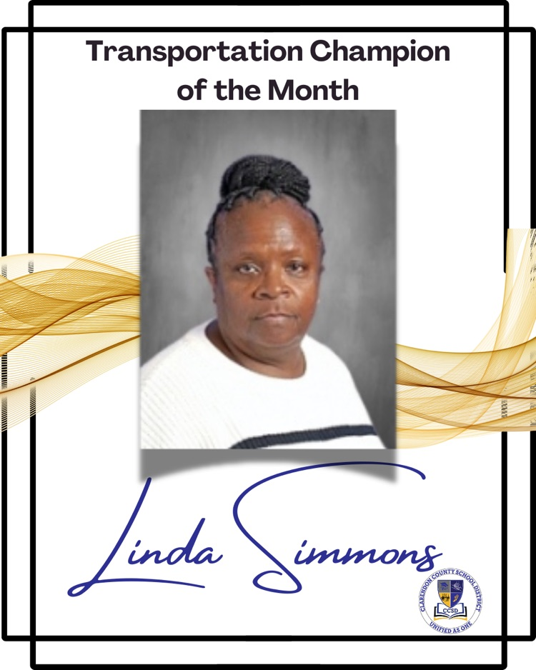December Transportation Champion - Linda Simmons