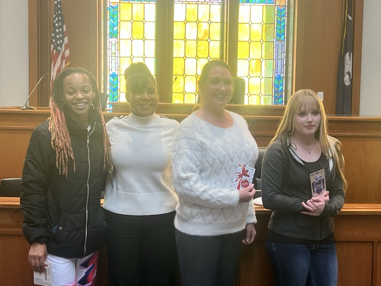 Courthouse door decorating 