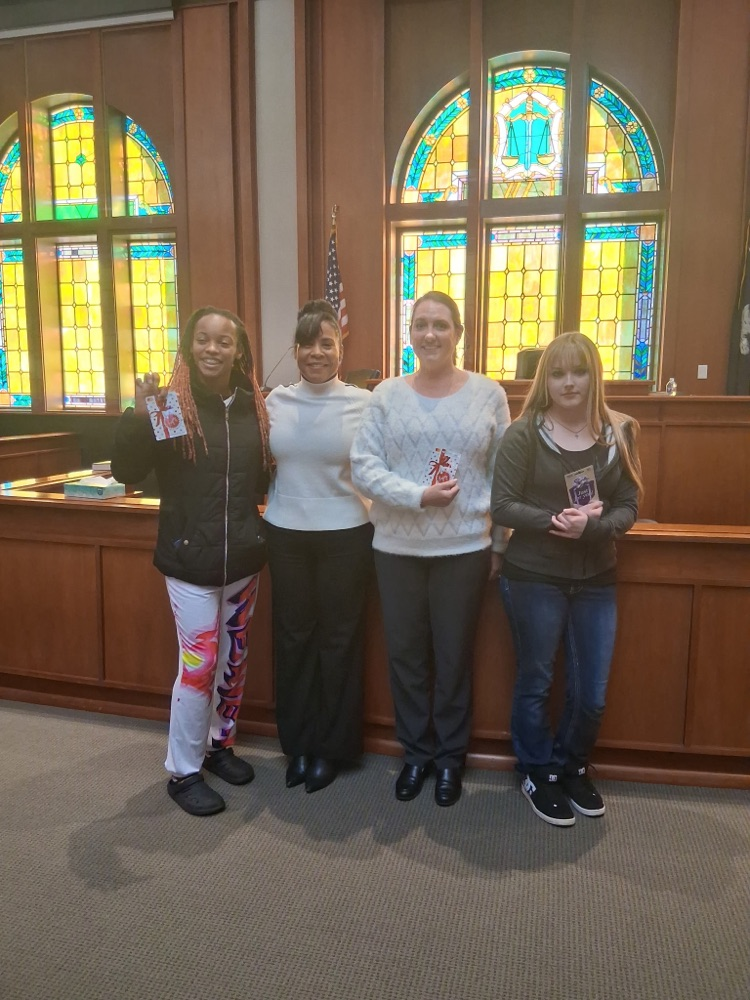 Courthouse door decorating 