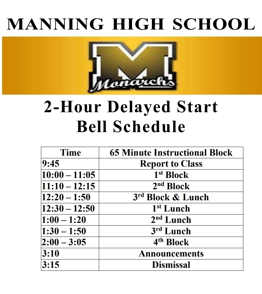 delay bell schedule