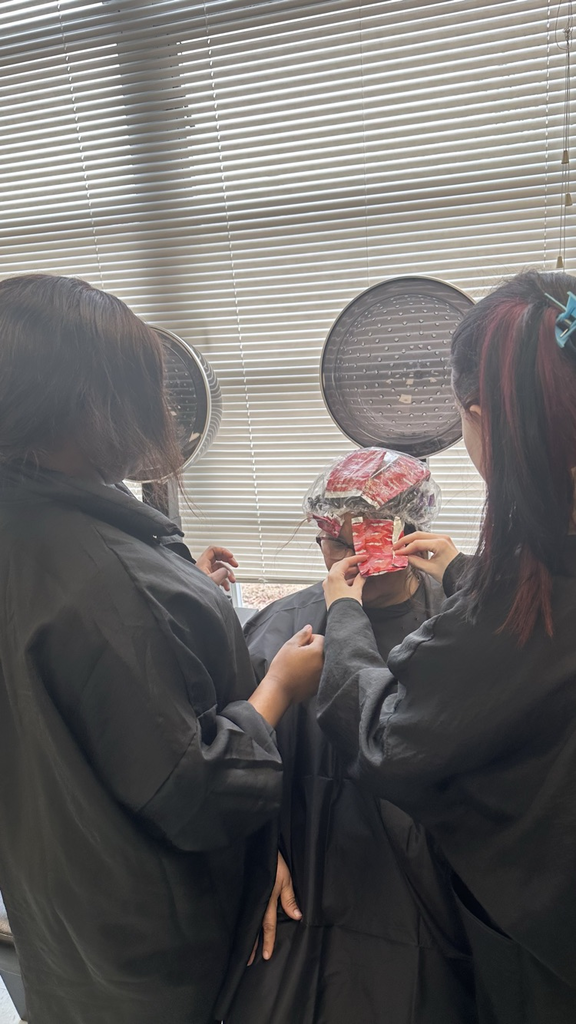 Cos 2 Students Coloring Hair 
