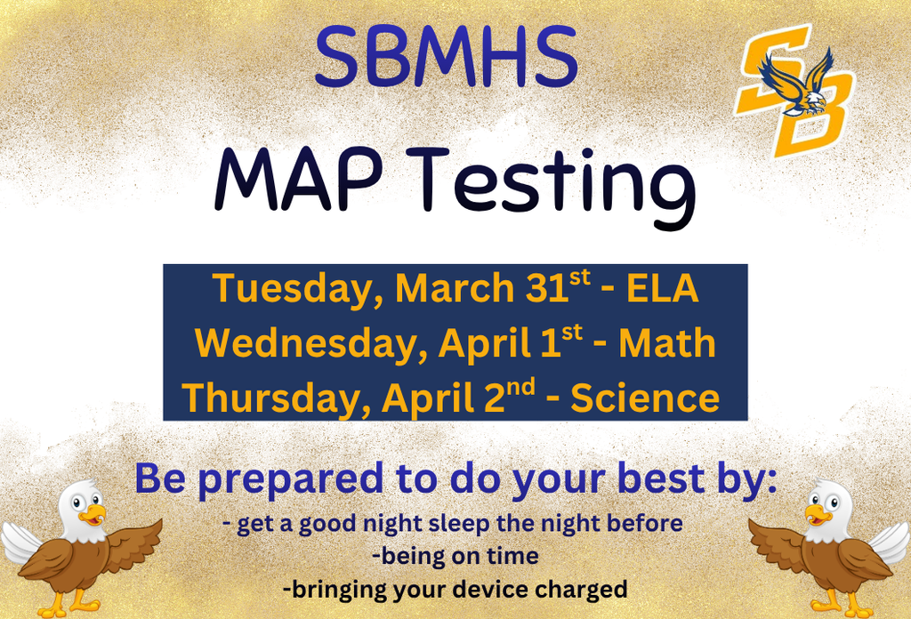 MAP testing Dates