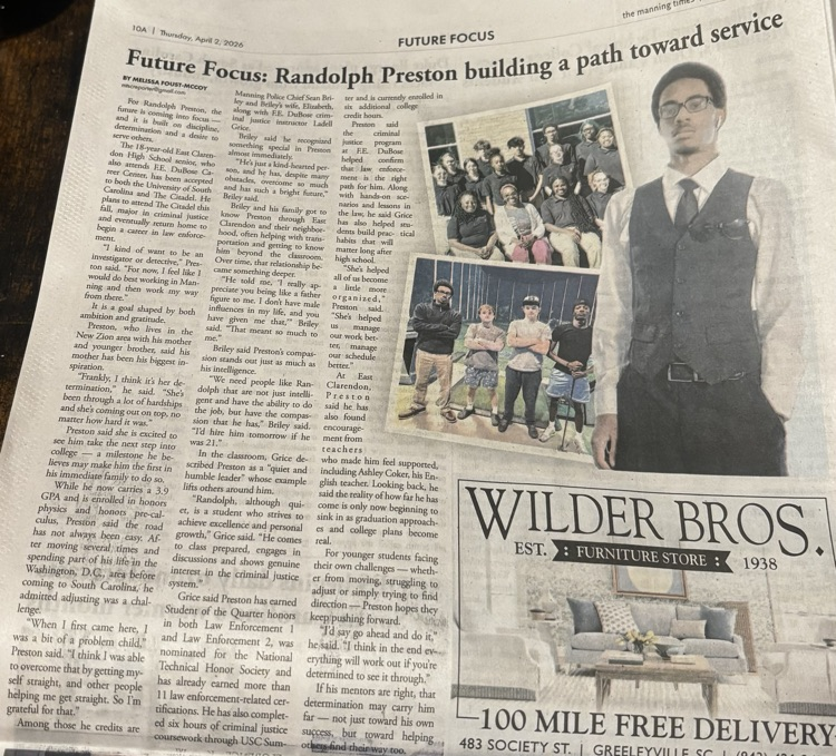 LE students in the news. 