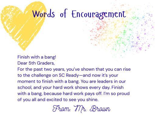 Dear 5th Graders