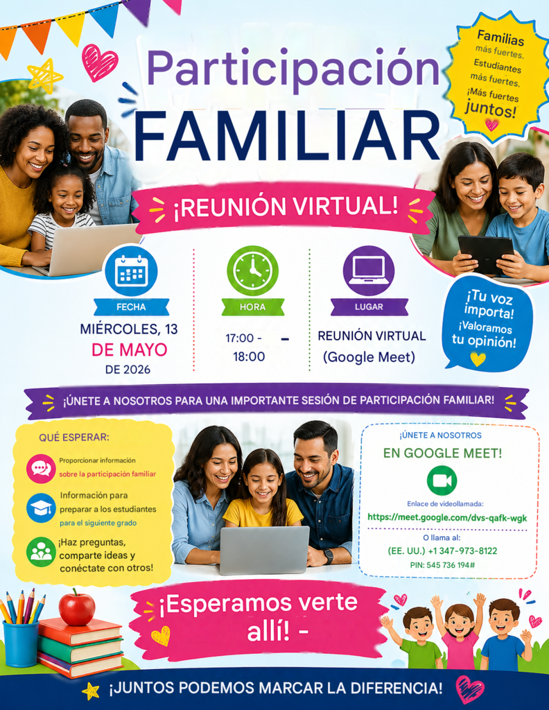 MECC Family Engagement Session (Virtual Meeting)