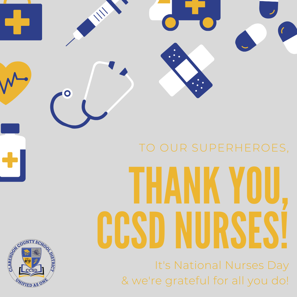 Thank you, ClarendonCSD School Nurses! 