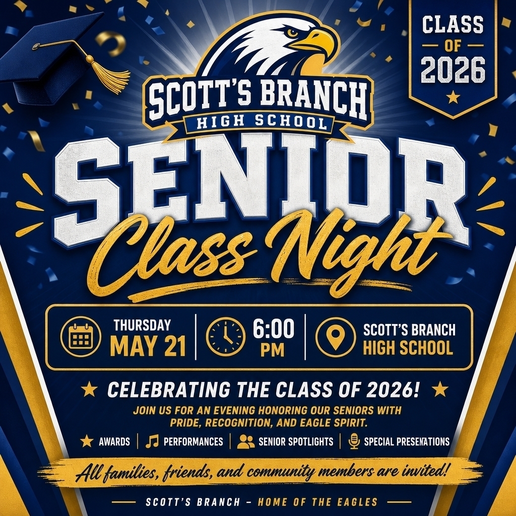 SBHS Senior Class Night Thursday, May 21, 2026 at 6:00 PM