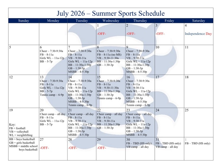 July