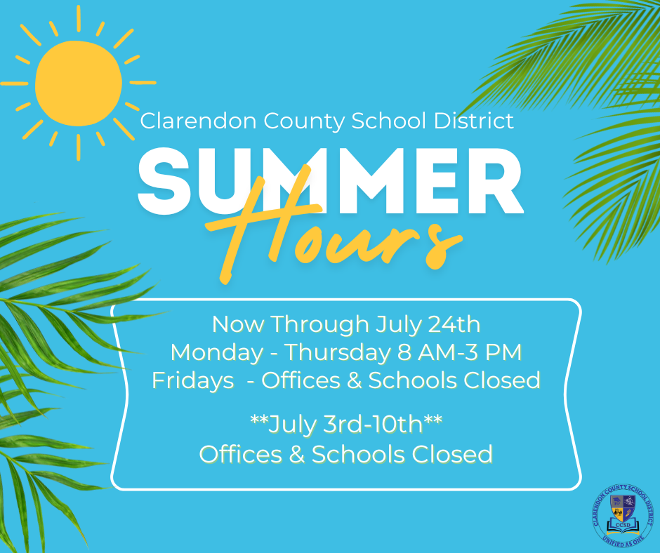 CCSD Summer Hours 2026