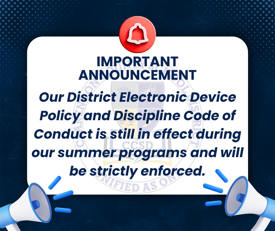Summer Announcment