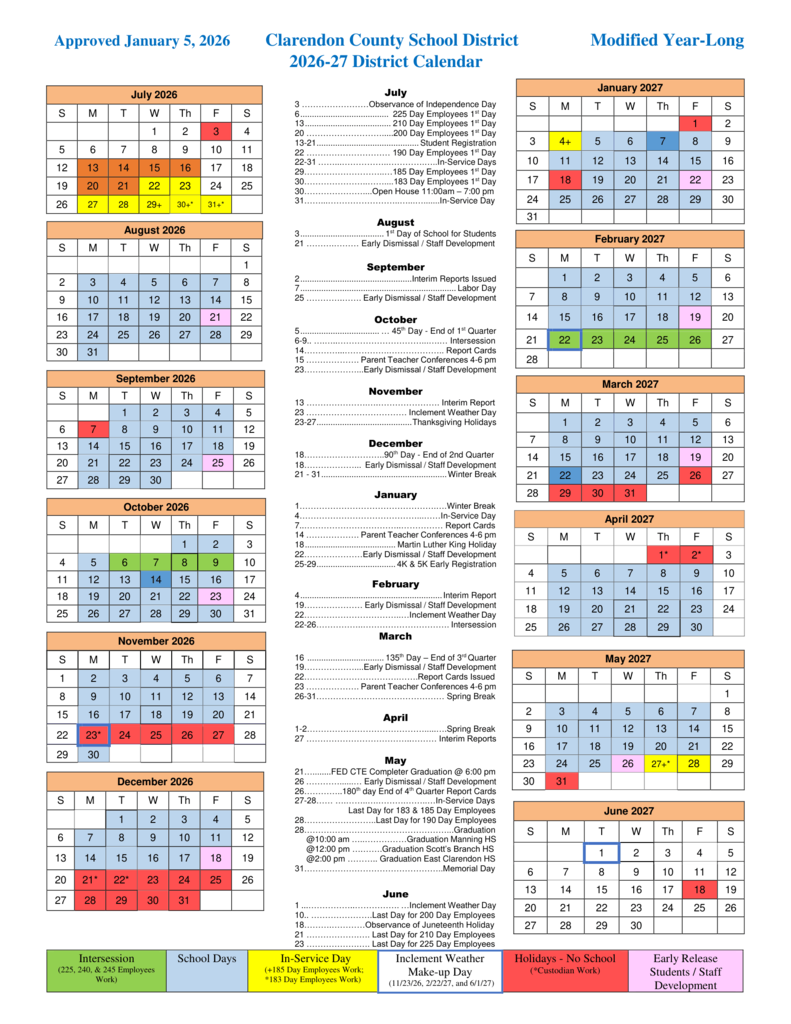 calendar
