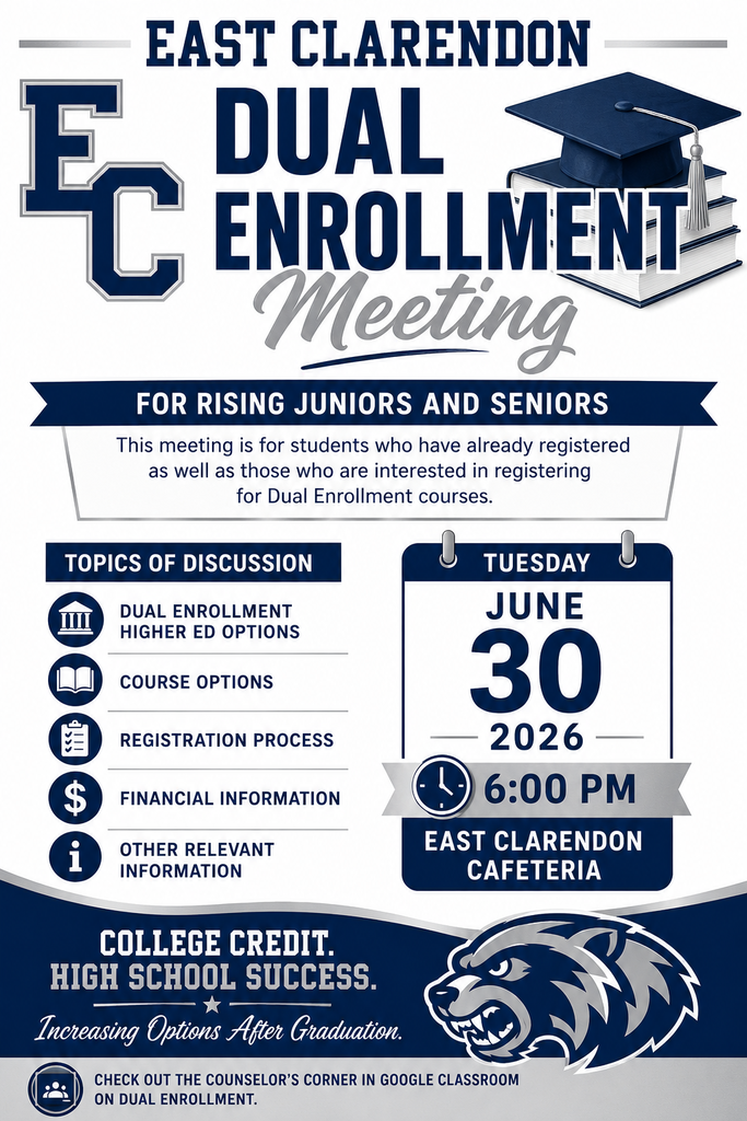Dual Enrollment Information for Rising Juniors and Seniors