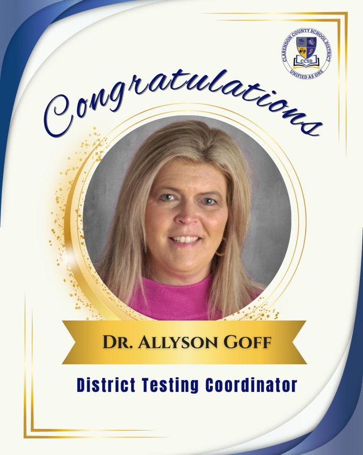 Goff Testing Coordinator Announcement 