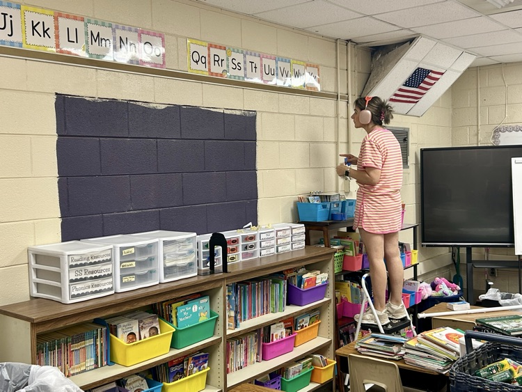 Teachers hard at work 