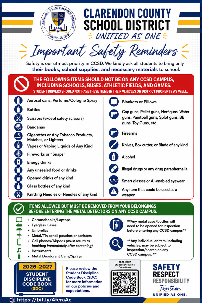 Safety reminders