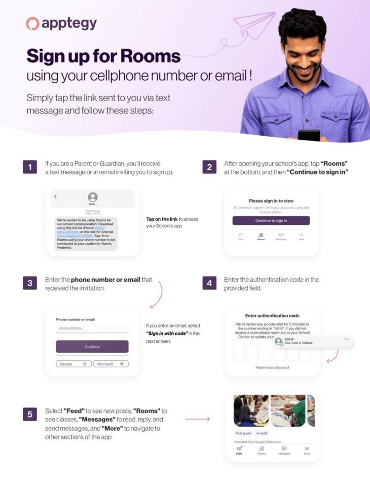 Sign up for Rooms on Thrillshare