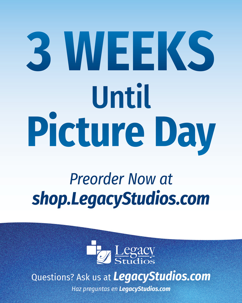 3 weeks to picture day
