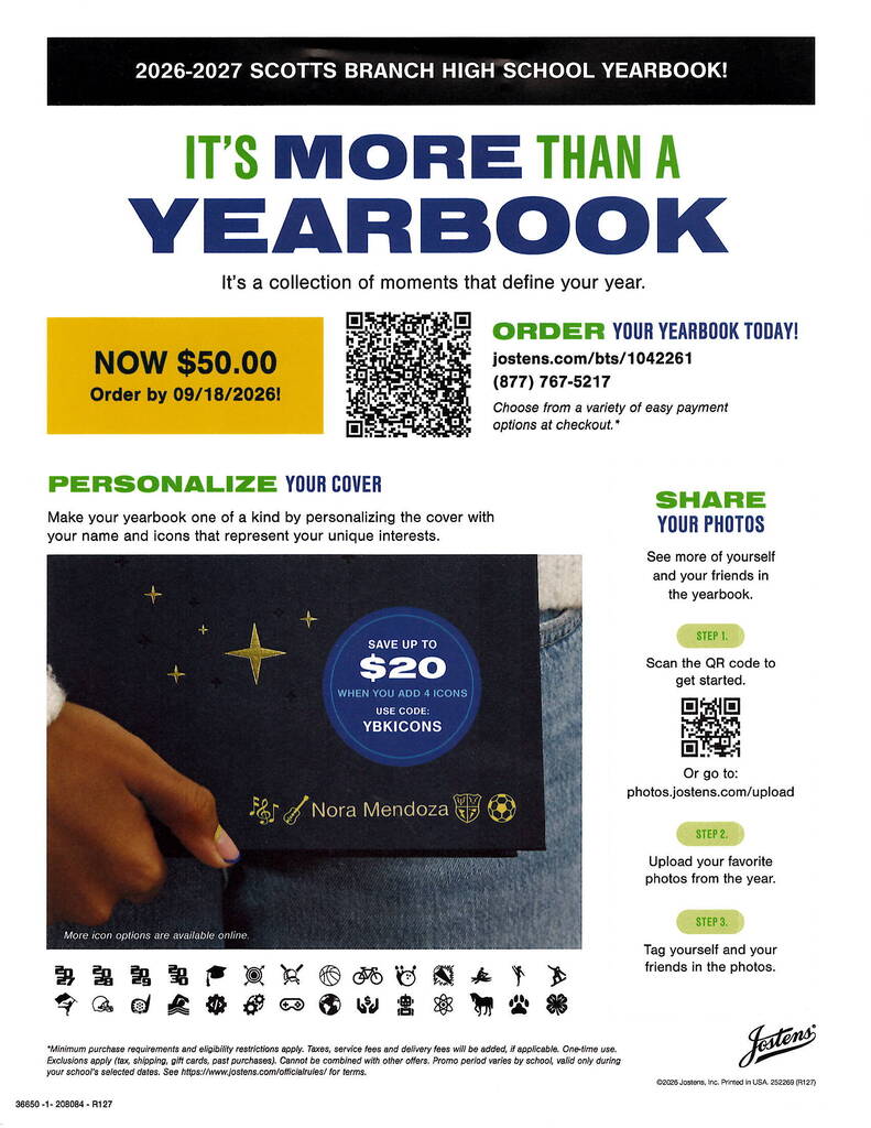 Yearbook Order Information 2026-27