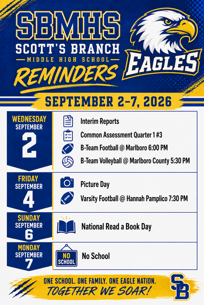 SBMHS Reminders