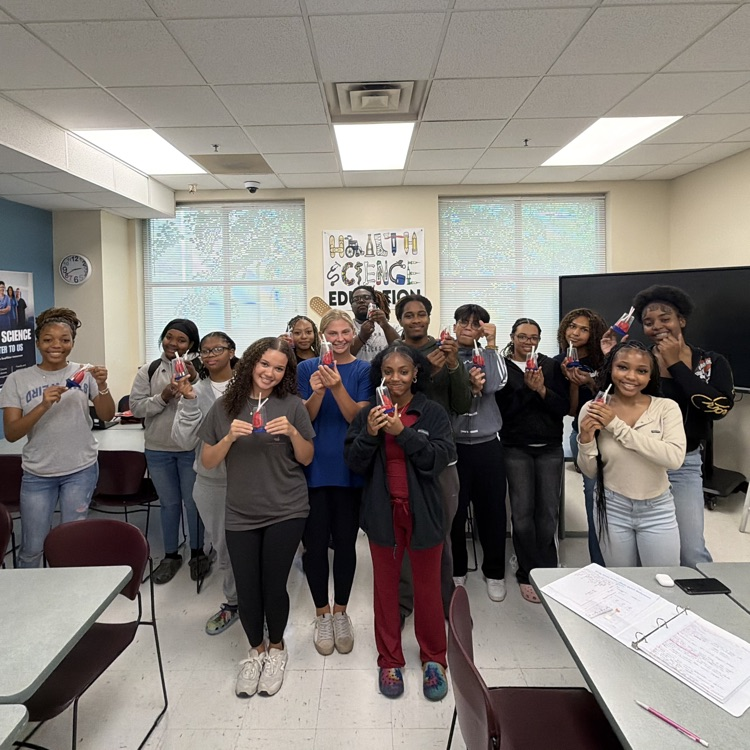 Lungs project in classroom 