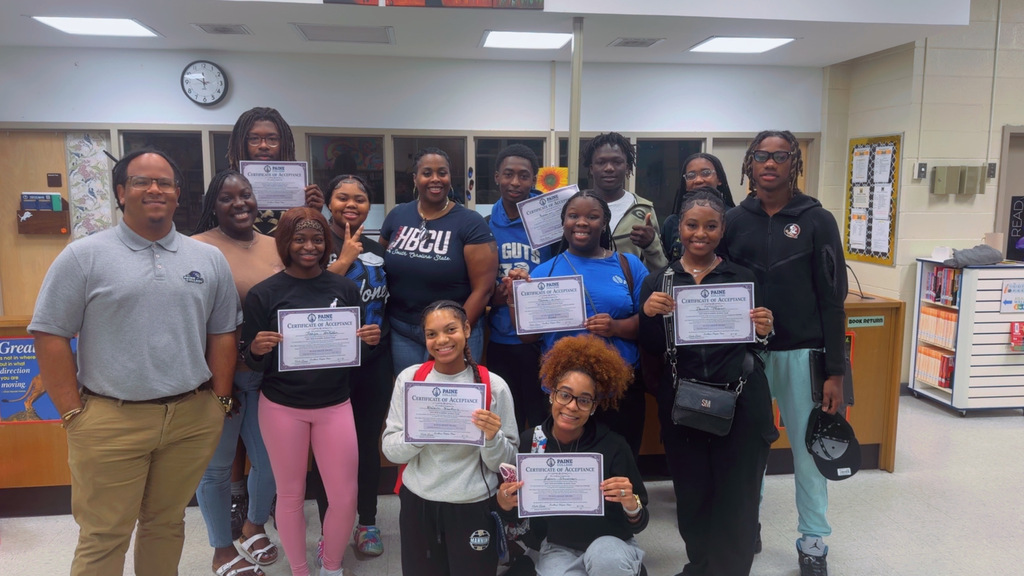Paine College Scholarship recipients during College App Day